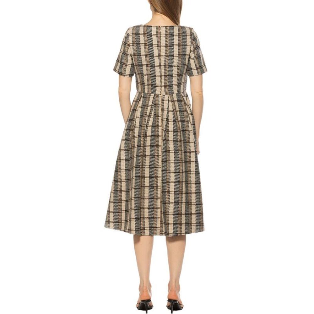 Alexia Admor Womens Imani Dress, Brown - Picture 2 of 3